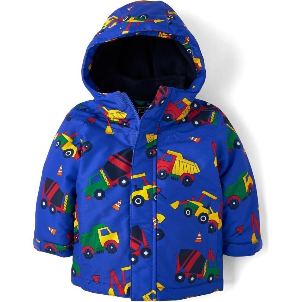🆕Boys Cobalt Car 3 in 1 Heavy Winter Jacket Resistant Windproof Fleece Coat